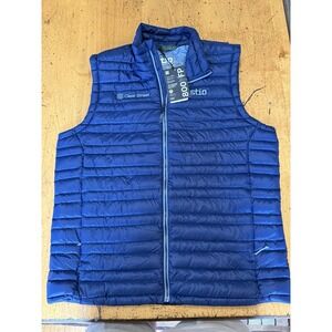 NWT  STIO Pinion Down Vest Men's LARGE - 800 Fill FP  Full Zip Puffer HYPERDRY